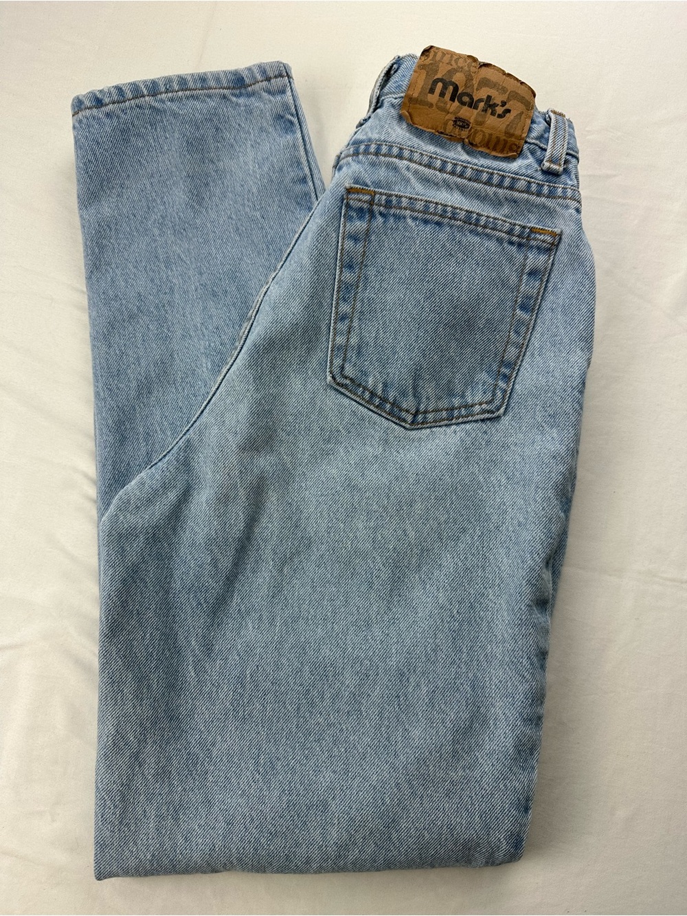 Vtg Mark’s Work Warehouse High Waisted Mom Jeans Light Wash 90s Y2K Indie Grunge